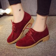 2015 the wind England vintage flat shoes Scrubs Martin Martin boots lace low cut shoes short boots casual women's boots