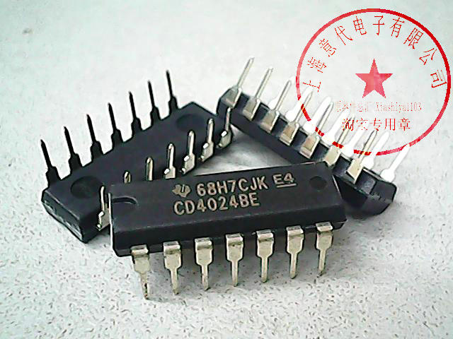 CD4024BE   TI   DIP-14〖正品原装〗赛格市场G332室实体店 现货