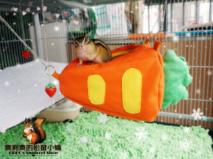 【奥利奥】松鼠蜜袋鼯刺猬荷兰猪保暖棉窝 胡萝卜窝超厚帆布 原创