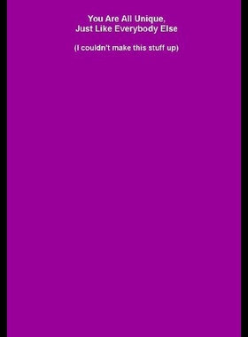 【预售】You Are All Unique, Just Like Everybody Else (I C