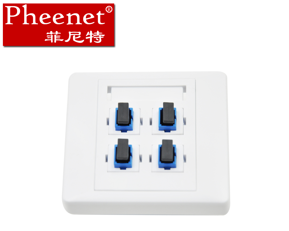 型光纤面板可配康普面板模块不含法兰86口SC4菲尼特Pheenet