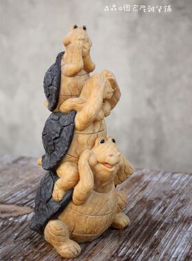 美式乡村风卡通户外园艺家居装饰