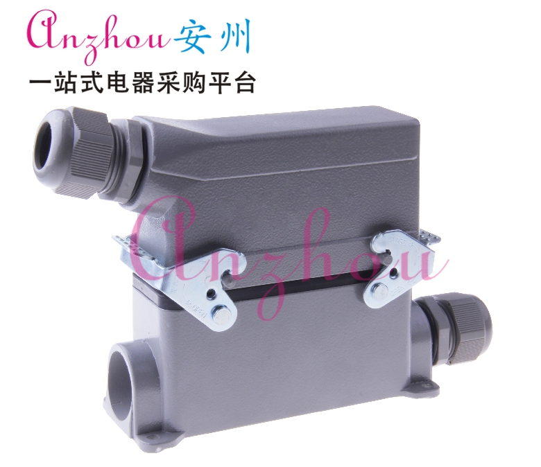 HDC-HE-024M  24芯 16A 对接重载连接器 矩形连接器 HDC-HE-024F