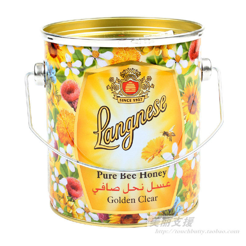 德国液态蜜百花蜜原装进口琅尼斯桶装多花种蜂蜜 2000g