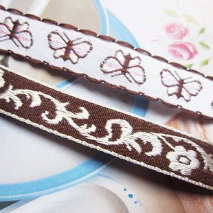 入5元 6米 辅料外贸古典花纹提花织带2款 手工diy材料服装