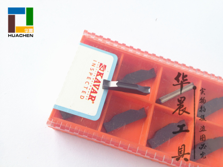 特固克同款双头切断刀片 TDC5 高品质8020表面PVD涂层 不锈钢、低碳钢的中低速车削 韧性好的材质！适合断续加工！