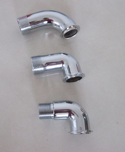 铜冲洗阀 加长弯管冲水阀 进水弯管4分 6分 1寸弯头 冲水器配件