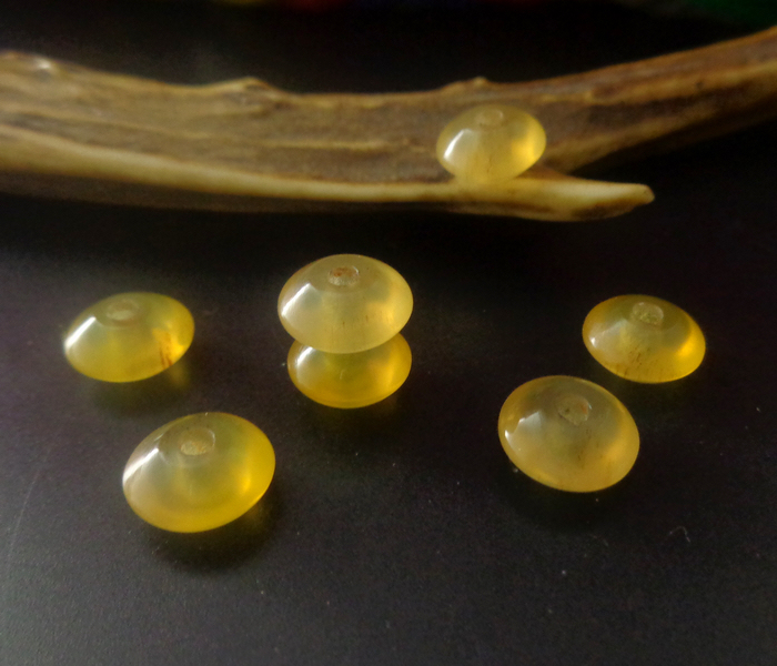 文玩佛珠天然DIY飞碟珠