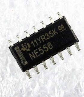 贴片 NE556DR NA556D进口双通道时钟定时器IC芯片SOP-14 可直拍