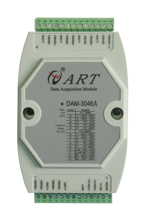 DAM-3046A 16位 10Hz 6路热电阻输入模块