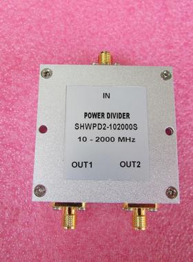 10-2000MHz 1W SMA N RF 射频同轴 2路 一分二功分器 频率可定制