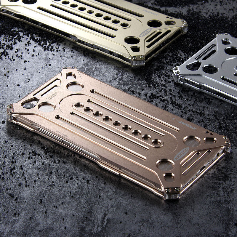 KANENG Powerful Aluminum Shell Shockproof Aerospace Metal Case Cover for vivo X9 & vivo X9 Plus