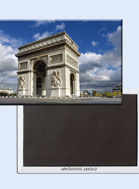 定制 巴黎凯旋门冰箱贴磁贴 创意旅游磁性贴磁铁20719