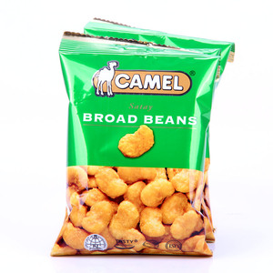 新加坡进口坚果骆驼牌蚕豆混合果仁沙爹蚕豆40g休闲零食小吃
