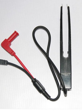 ANTAIX多用测试夹 电容表测试笔 SMD表笔 贴片镊子 电容电感表笔