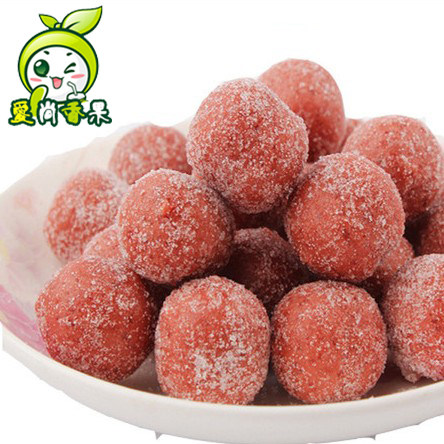 山楂雪丽球山楂球500g山楂制品凉果冰糖葫芦酸甜包邮独立包装