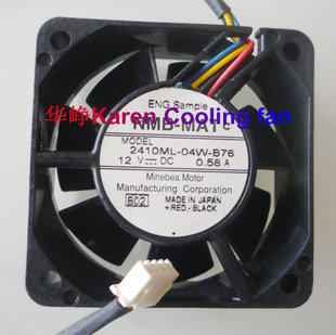 NMB b76原装 b70 6025 0.58a散热风扇 2410ml 12v 04w
