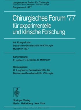 【预订】Chirurgisches Forum 77 Fur Experimen...