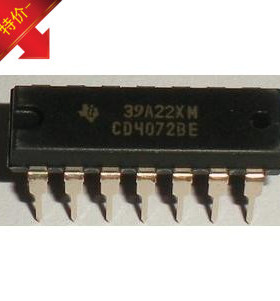 CD4072BE DIP-14 直插IC 全新原装现货 质量保证 可直拍