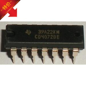 CD4072BE DIP-14 直插IC 全新原装现货 质量保证 可直拍