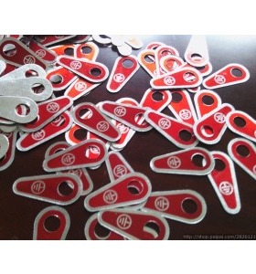 屹立牌铝质接地标记/接地标识/接地铝片Ф10 厂销直批 1000只/包