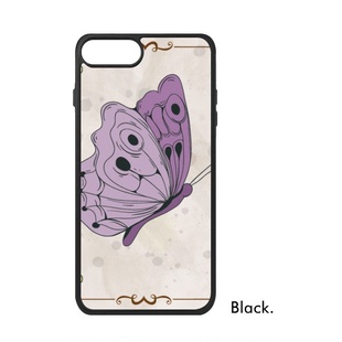 适用于iPhone色蝴蝶炼句图案Xr手机壳max手机保护套678plus硅胶11