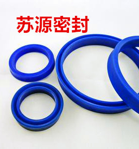 UNS密封圈 液压用带槽油封 蓝色聚氨脂材质 31.5*46.5*10