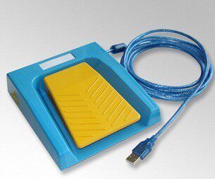 凯昆KACON开关脚踏板USB口医用设备脚踏开关防水带3米线HRF-M5-U