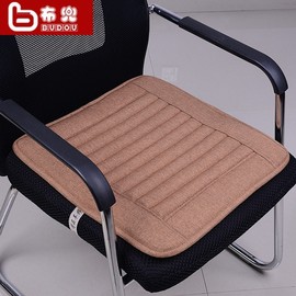 布兜bd102亚麻椅垫，餐椅垫学生椅垫四季通用坐垫办公电脑椅子坐垫