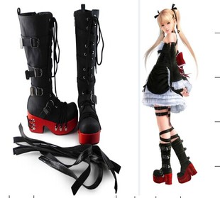 tai 1495 cos2016春秋靴松糕厚底鞋 绑带鞋 PUNK