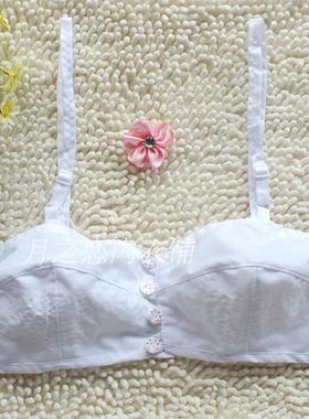 亏本清仓棉布胸罩妈妈款/中老年款/老太款全棉前扣无钢圈大码文胸