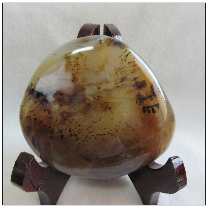 天然玛瑙原石水墨摆件新品优惠价