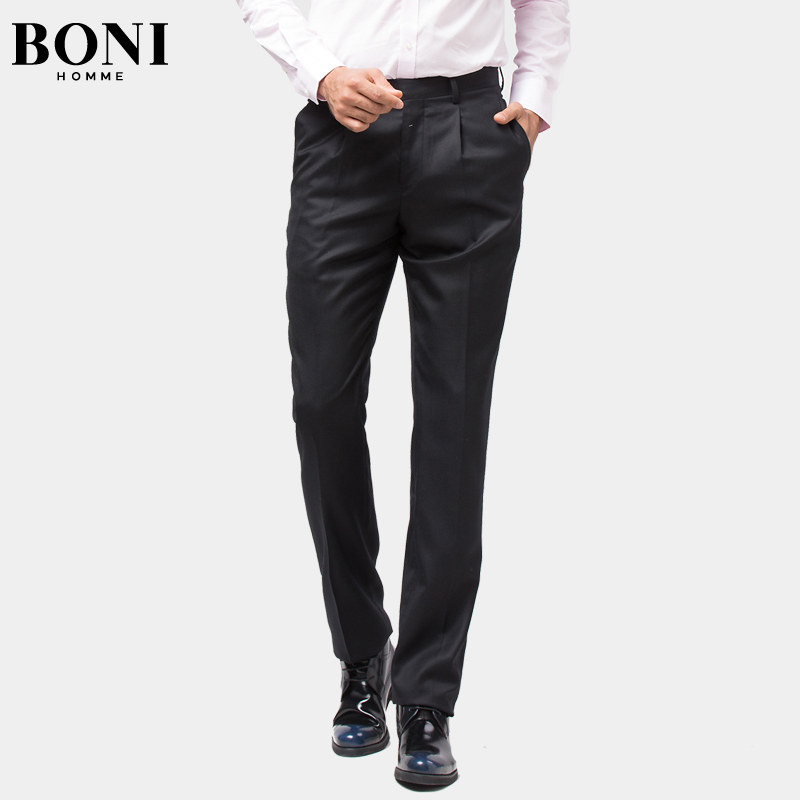 BONI/堡尼西裤男士商务直筒修身型正装休闲西裤男装裤子DR08611在类目 男装, 西裤中 - 来自Buy2taobao.com提供专业的淘宝代购服务