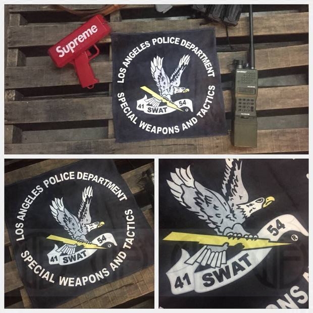 美利坚洋行LAPD洛城SWAT捍卫战警运动随身凉感方巾