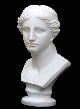 断臂维纳斯头像摆件办公室素描