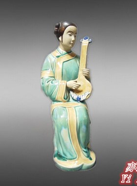 石湾公仔陶瓷中式风商务礼品摆件