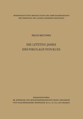 【预售】Die Letzten Jahre Des Nikolaus Von Kues: Biogr...