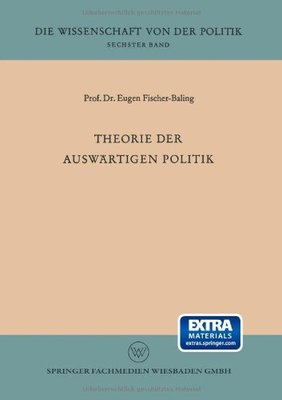 【预售】Theorie Der Auswartigen Politik