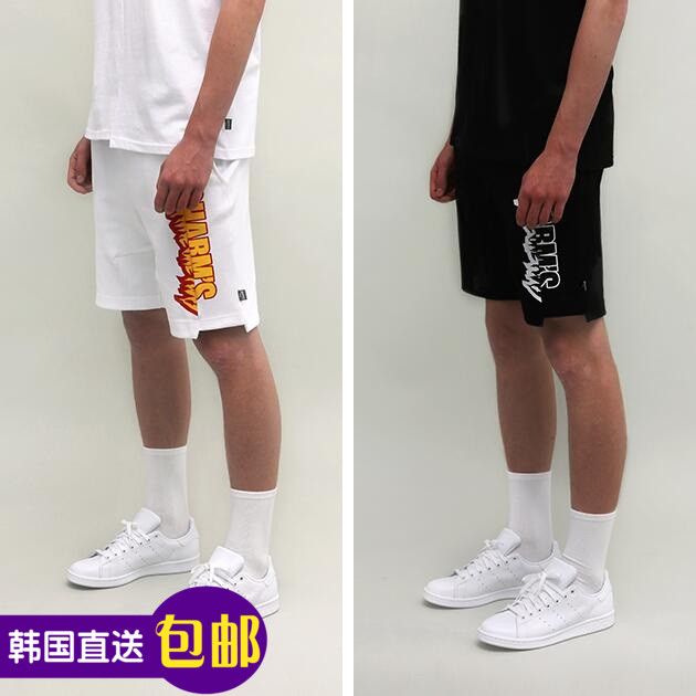 the republic of korea quality goods Chaopai CHARM 'S men and women 91.2 Cooperation CHARMS black and white logo Cotton casual shortsin the Men's clothing, Casual pants  category - from Buy2taobao.com to provide professional Taobao agent buy service