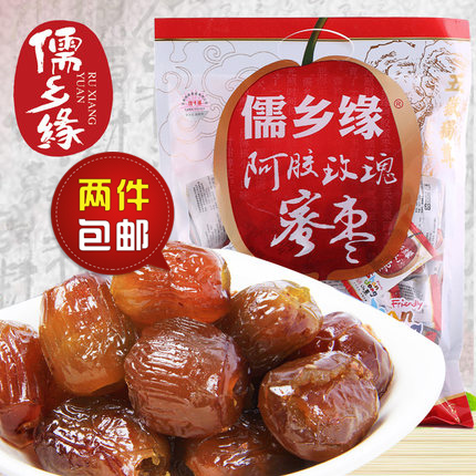 济南蜜枣零食儒乡缘阿胶玫瑰蜜枣阿胶枣无核独立包装