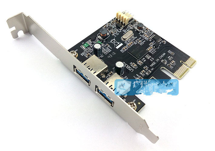 全新电脑台式机PCI-E转USB3.0扩展卡NEC芯片主控前置19/20Pin