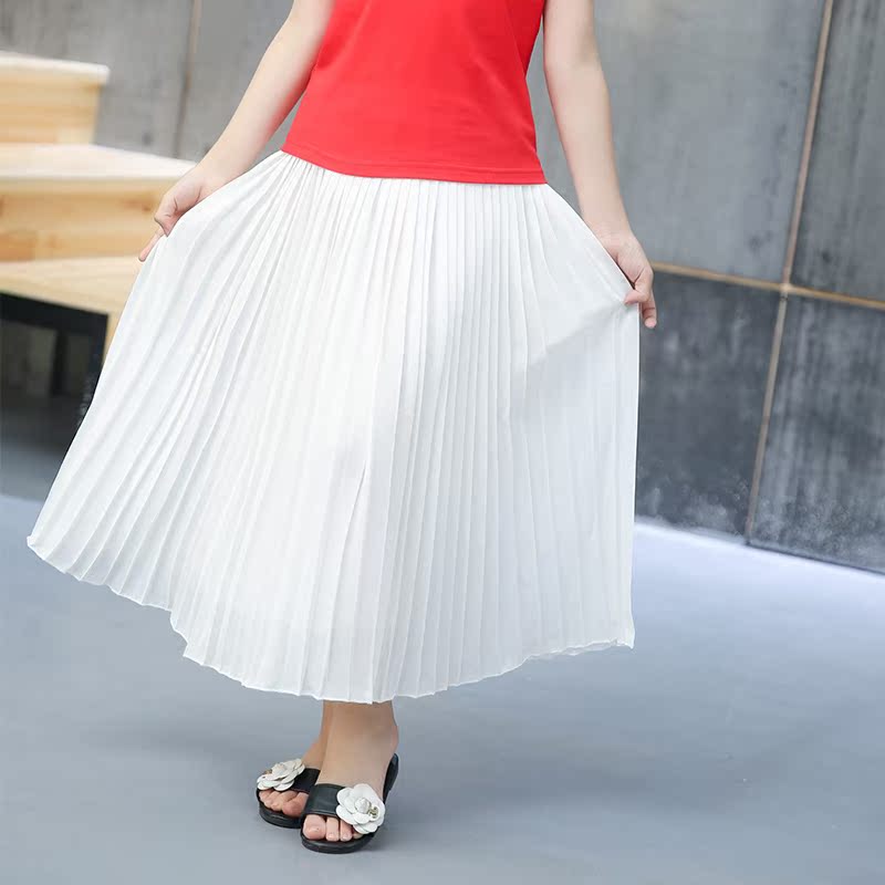 Jupe fillette en mousseline de soie - Ref 2052508 Image 3