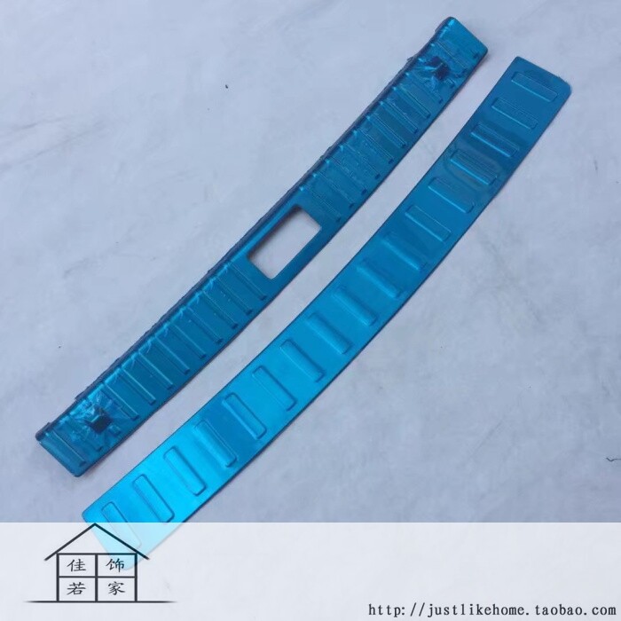 09-15款沃尔沃S80/S80L专用不锈钢内外后护板 尾箱门槛条后杠踏板