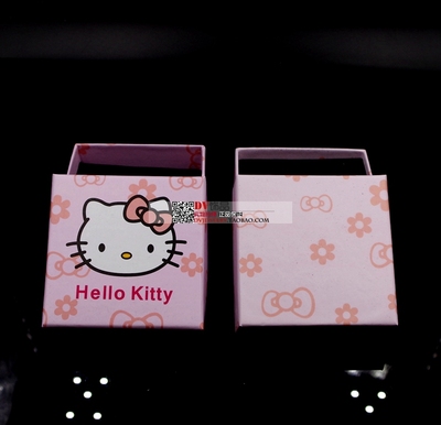 kitty粉红色珠宝项链盒