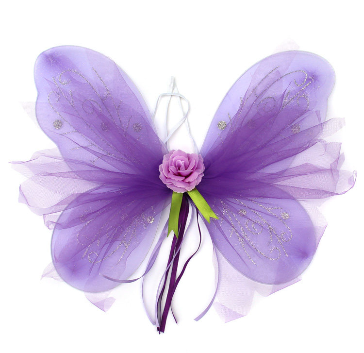 儿童蝴蝶翅膀夏季清凉款摄影模特六舞蹈表演主播直迪斯尼万圣诞节