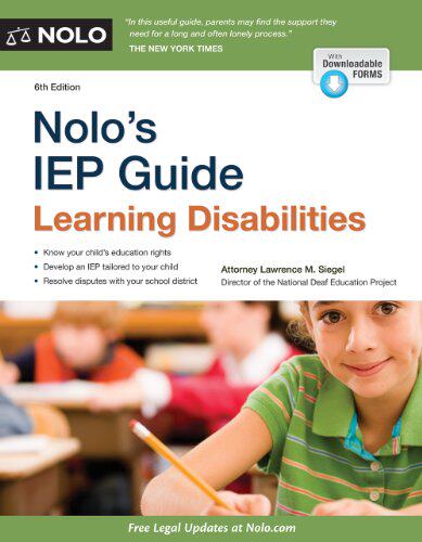 【预售】Nolo's IEP Guide: Learning Disabilities