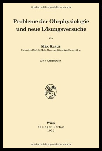 【预售】Probleme Der Ohrphysiologie Und Neue L