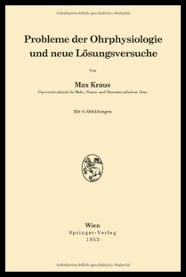 Der Probleme Ohrphysiologie Und Neue 预售