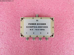 SHWPD4-050100S  5-10GHz 10W SMA RF 射频同轴4路 一分四功分器