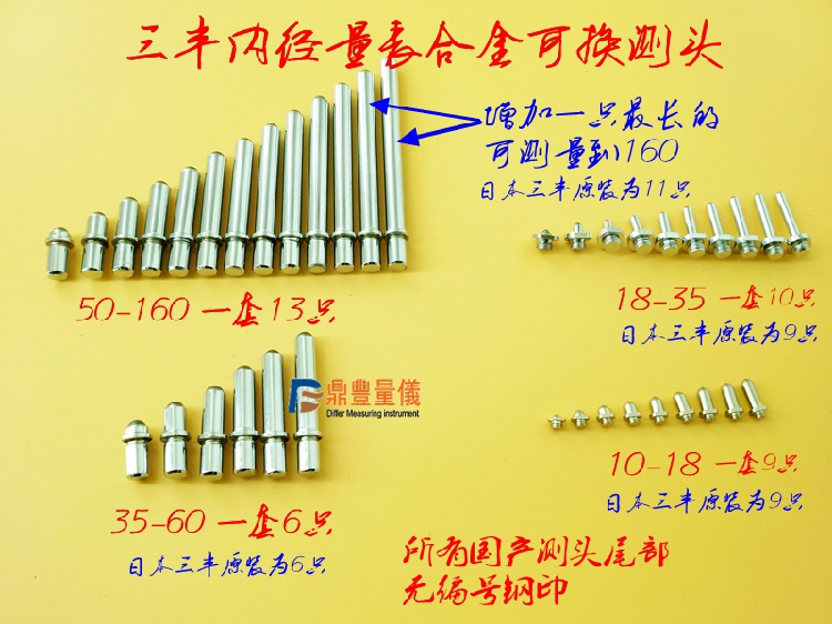 18-36合金可换进口量具表杆内径